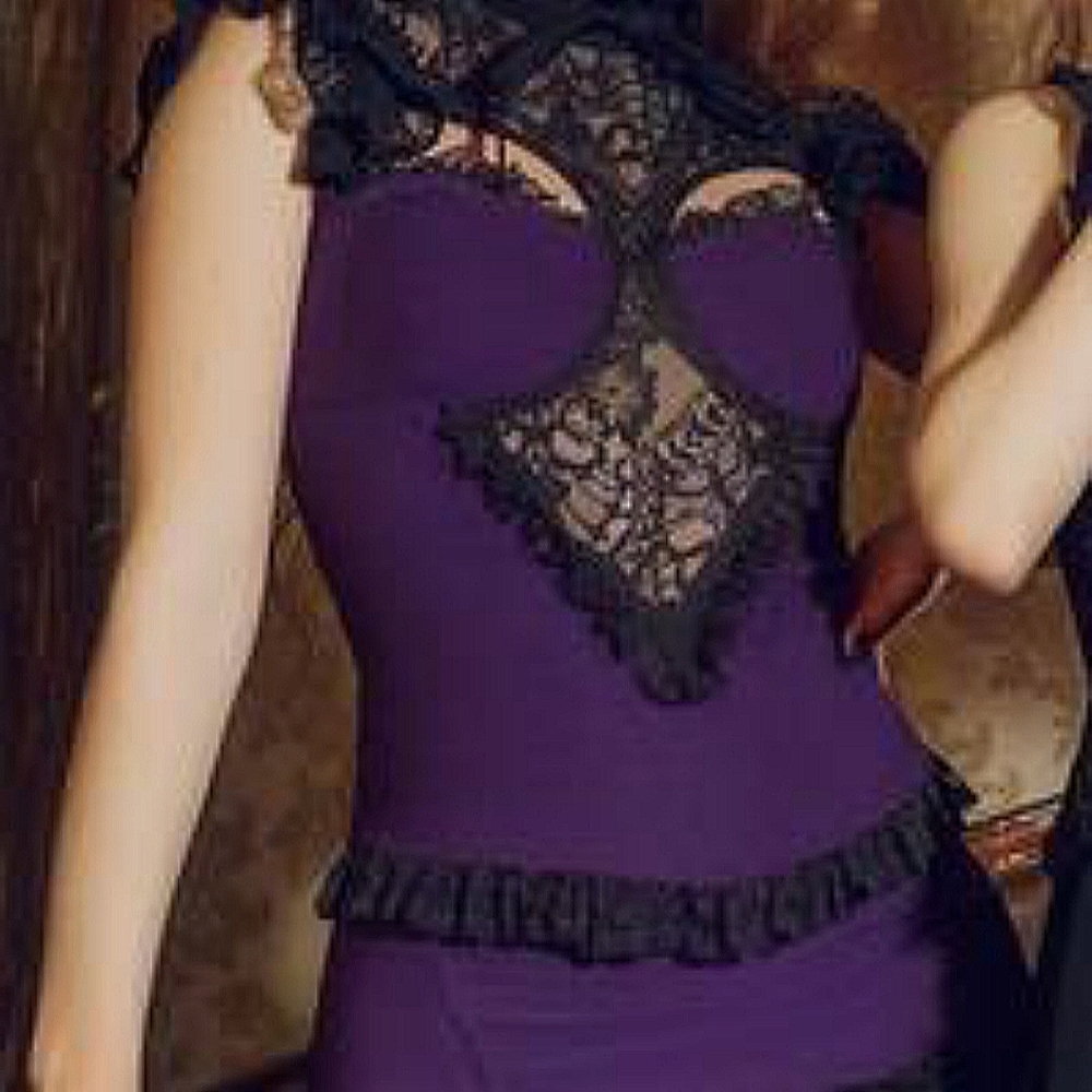 NWT Killstar Avalyn top plum size Medium